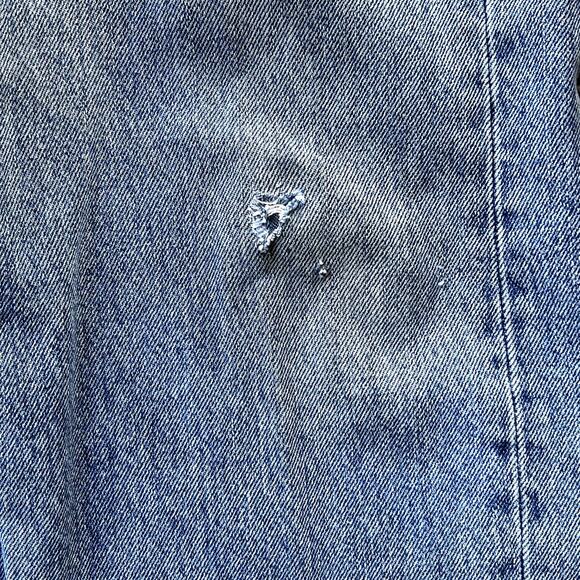 Levi's 505 Bootcut Straight Light Wash Denim Blue Jeans Mens 34 Short Cotton - Picture 6 of 10